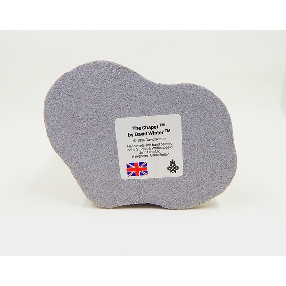 David Winter Cottages The Chapel 1984 Great Britain 4-1/2 Inches COA - Picture 9 of 11